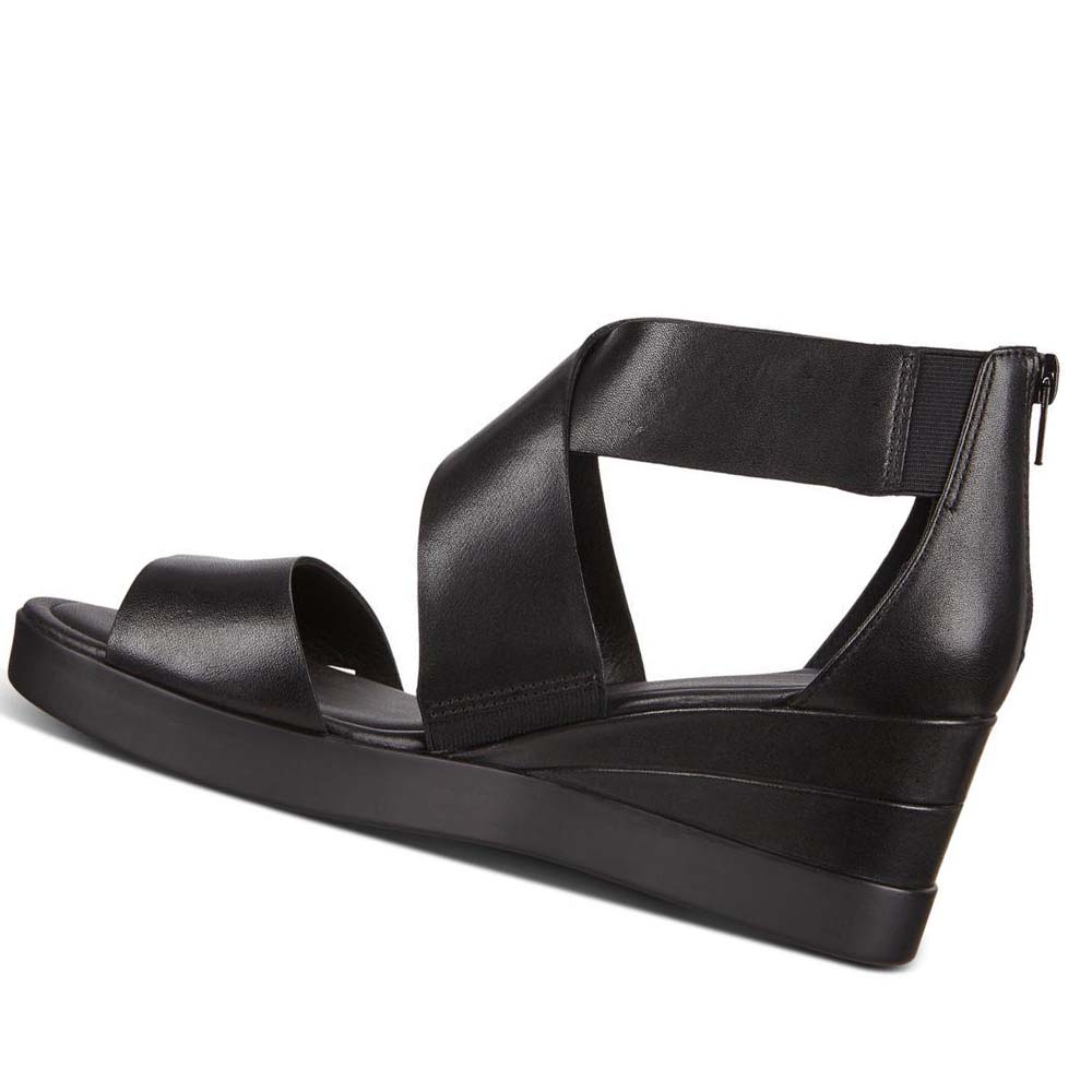 Ecco Shape Wedge Plateaus Pensko Dame Svarte | NO 121CTV